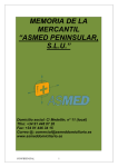 Memoria ES - asmed medical