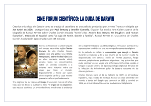 cineforum científico la duda de darwin