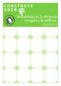 Rentabilidad en la eficiencia energética de edificios. Volumen II