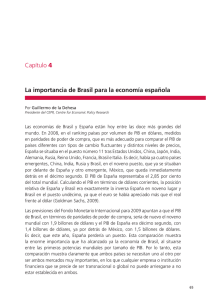 La importancia de Brasil para la economía española.