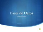 Bases de Datos