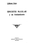 SINUSITIS MAXILAR y su tratamiento