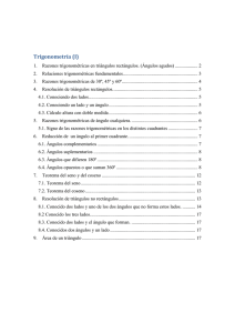 Trigonometría (I) - Página Web de José Luis Lorente Aragón