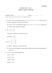 29/XI/2003 MATEMÁTICA I – BUC Módulo de Álgebra 2