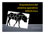 Arquitectura del sistema operativo GNU/Linux