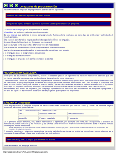 Lenguajes de programación