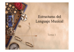 Estructuras del Lenguaje Musical