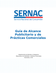 Guía de Alcance Publicitario y de Prácticas Comerciales