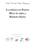La música en Puerto Rico: la salsa y Roberto Sierra