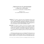 ¿Superación de la epistemología o final de lafilosofla?