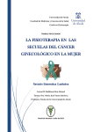 la fisioterapia en las secuelas del cáncer ginecológico en la mujer