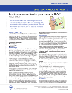 Medicamentos utilizados para tratar la EPOC