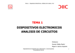 Tema 1. Dispositivos Electronicos Analisis de Circuitos