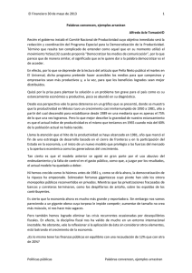 Palabras convencen, ejemplos arrastran