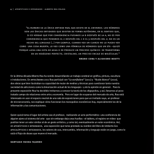 &ldquo;EL NUmERO ES LA &uacute;NICA ENTIDAD REAL qUE EXISTE EN EL