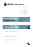 Data Warehousing Acceso a los datos