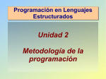 Unidad 2 Metodología de la programación