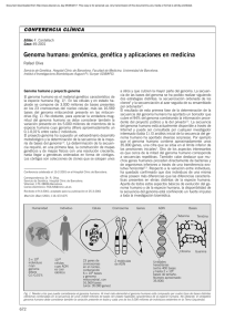 Genoma humano: genómica, genética y aplicaciones en medicina