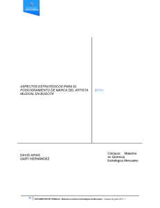 ASPECTOS ESTRATÉGICOS PARA EL POSICIONAMIENTO DE