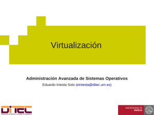 Tema 2: Virtualización