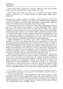 PHILIPP MAINLÄNDER, Filosofía de la redención, edición de Carlos