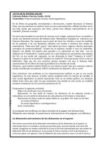 ¿Se ve así el sistema solar?