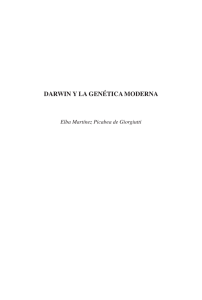 DARWIN Y LA GENÉTICA MODERNA