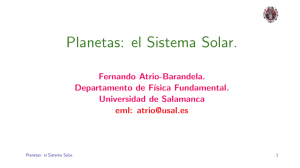 Planetas: el Sistema Solar. - Diarium