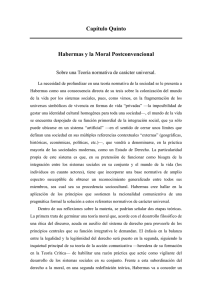 Capítulo V. Habermas y la Moral Postconvencional