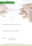 Edición genómica: ciencia y ética