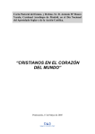 Carta Pastoral Día Apostolado Seglar y de la Acción Católica. 2005