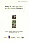 Manual de especies nativas y endémicas de Galápagos