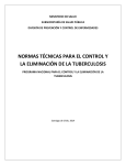 Norma Técnica para el Control y la eliminación de la de Tuberculosis.