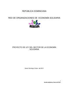 republica dominicana red de organizaciones de economía