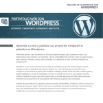 wordpress - Escuela evolutiva