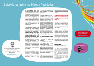 Salud de las lesbianas: Mitos y Realidades
