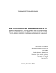 Evaluación estructural y sismorresistente de un edificio residencial