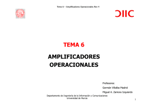 Tema 6. Amplificadores Operacionales - OCW