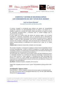 Compatia y sistema de neuronas espejo