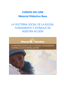 Doctrina Social de la Iglesia - ManosUnidas On-Line