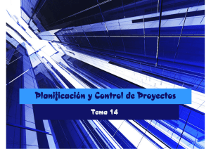 Planificación y programación de proyectos.