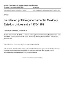 La relación político-gubernamental México y Estados Unidos entre
