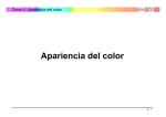 Tema 4 Tema 4: Apariencia del color