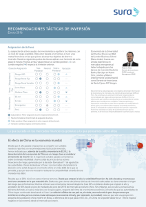 recomendaciones tácticas de inversión