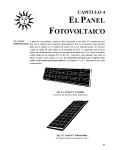 el panel fotovoltaico