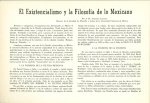 El existencialismo y la Filosofía de lo Mexicano