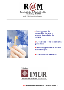 Los recursos del consumidor durante el proceso de decisión
