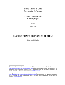 El Crecimiento Económico de Chile