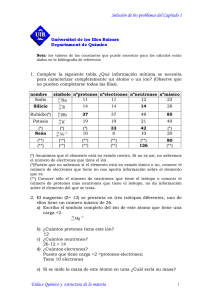 Solución de los problemas del Capítulo 1 Enlace Químico y