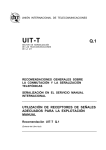 UIT-T Rec. Q.1 (11/88) Utilización de receptores de señales